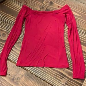 Off the shoulder shirt